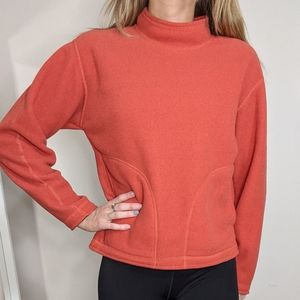 Vintage Mountain Hardwear fleece pullover in coral